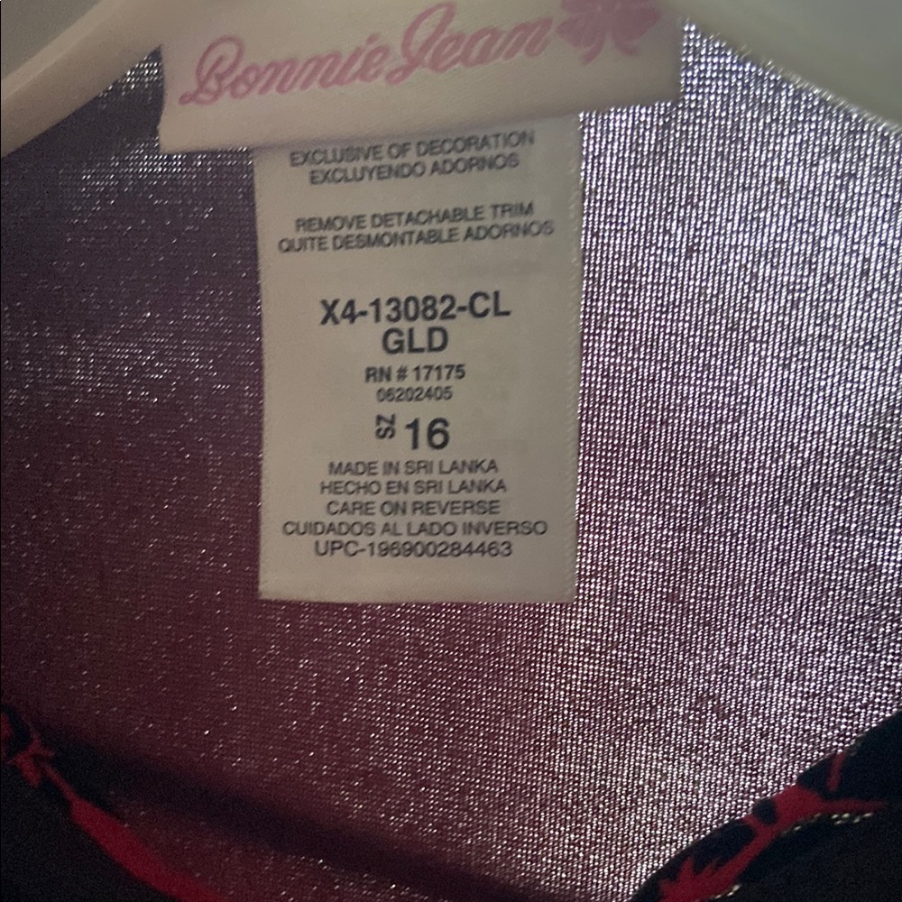 Bonnie Jean Deep Red Dress